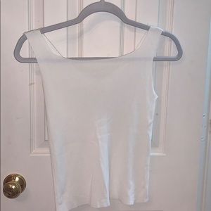 A basic white tank
